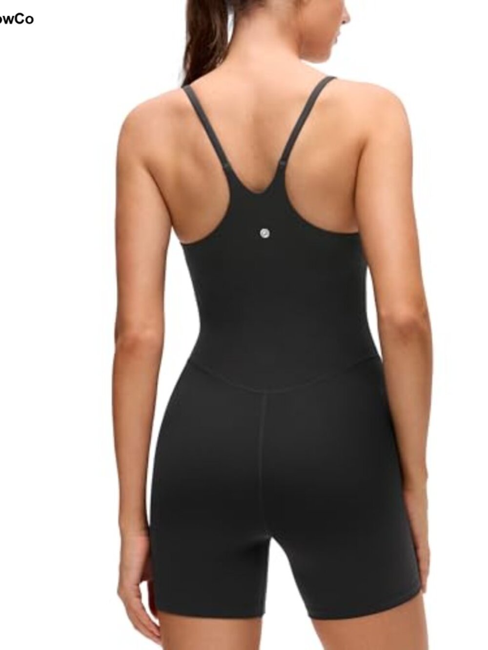 Butterluxe Stretch Romper with Built-in Pads, Sleeveless Jumpsuit